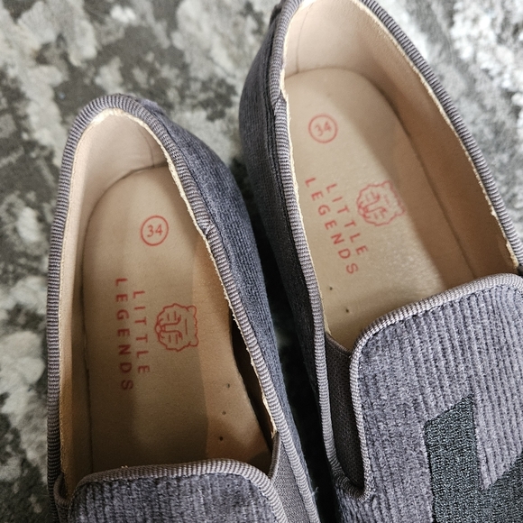 Little Legends textured star and lightning slip on loafer NWOT - Picture 6 of 9